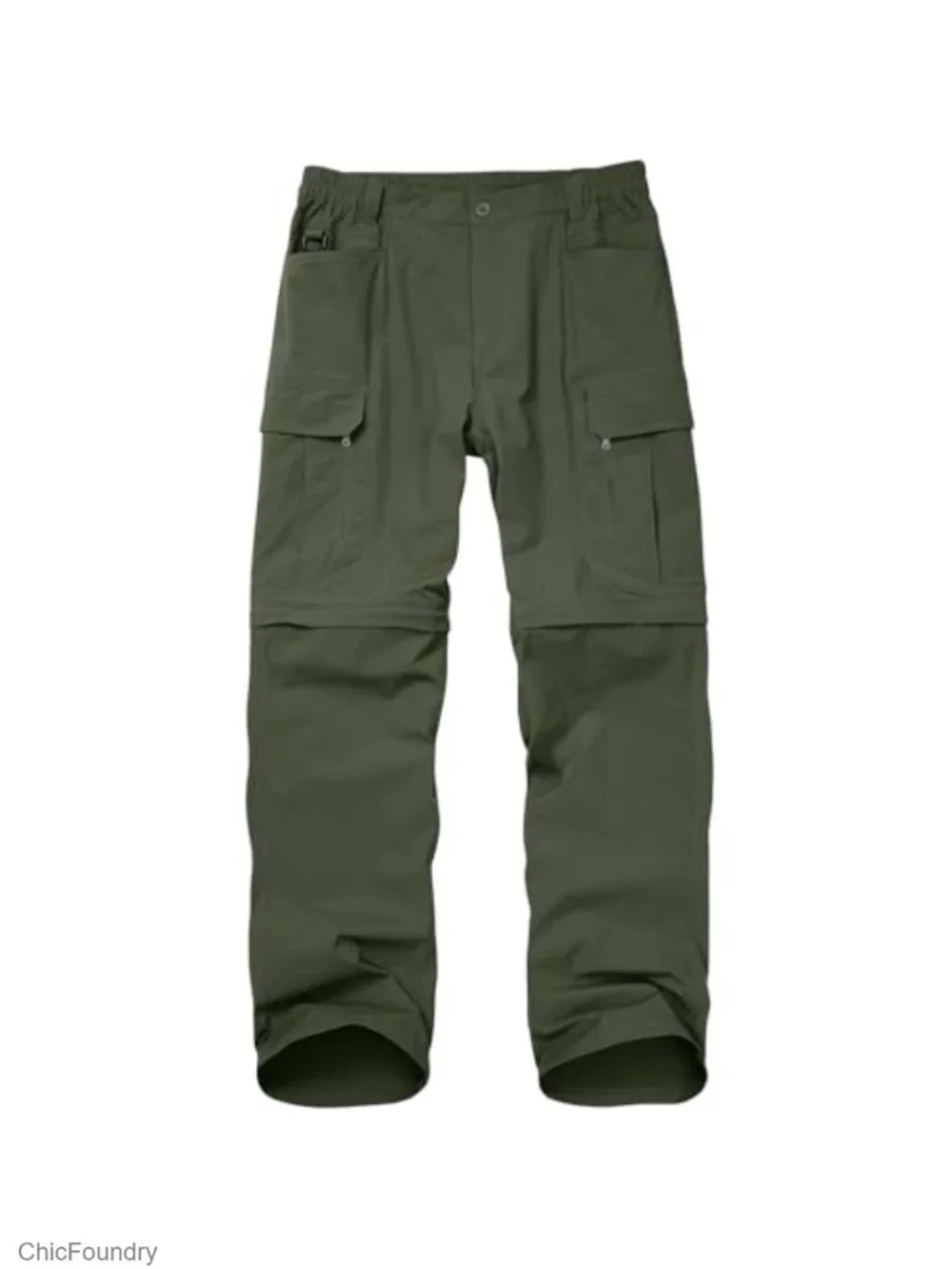 Men's Convertible Hiking Cargo Pants Zip-Off Outdoor Tactical